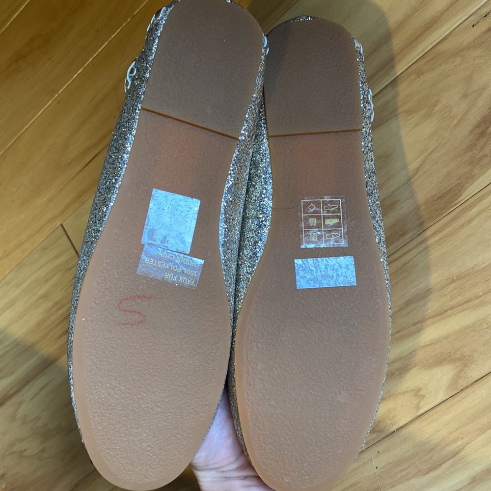 Jack Rogers Gold Glitter Loafers - Picture 3 of 3